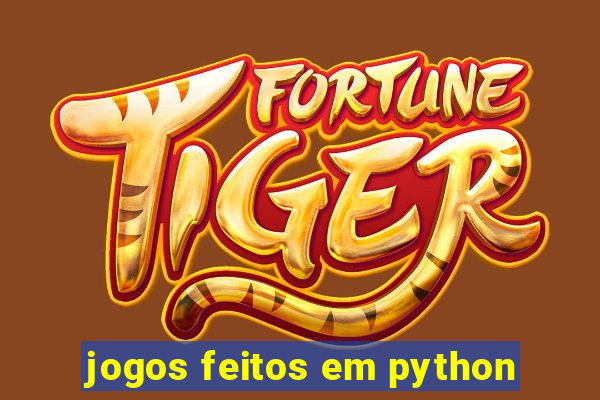 jogos feitos em python